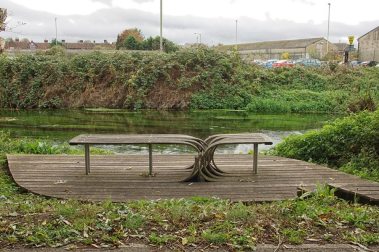 Four Sculptural Sitting Decks
